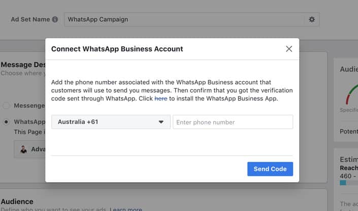 Whatsapp-confirm-business-account-facebook-ads