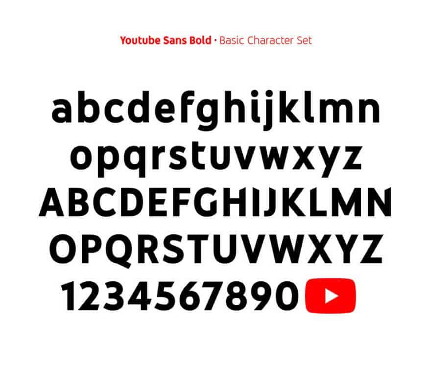 youtube new font